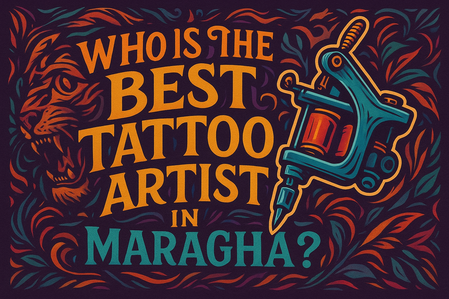 بهترین تتو ارتیست(تتو کار) مراغه کیه؟