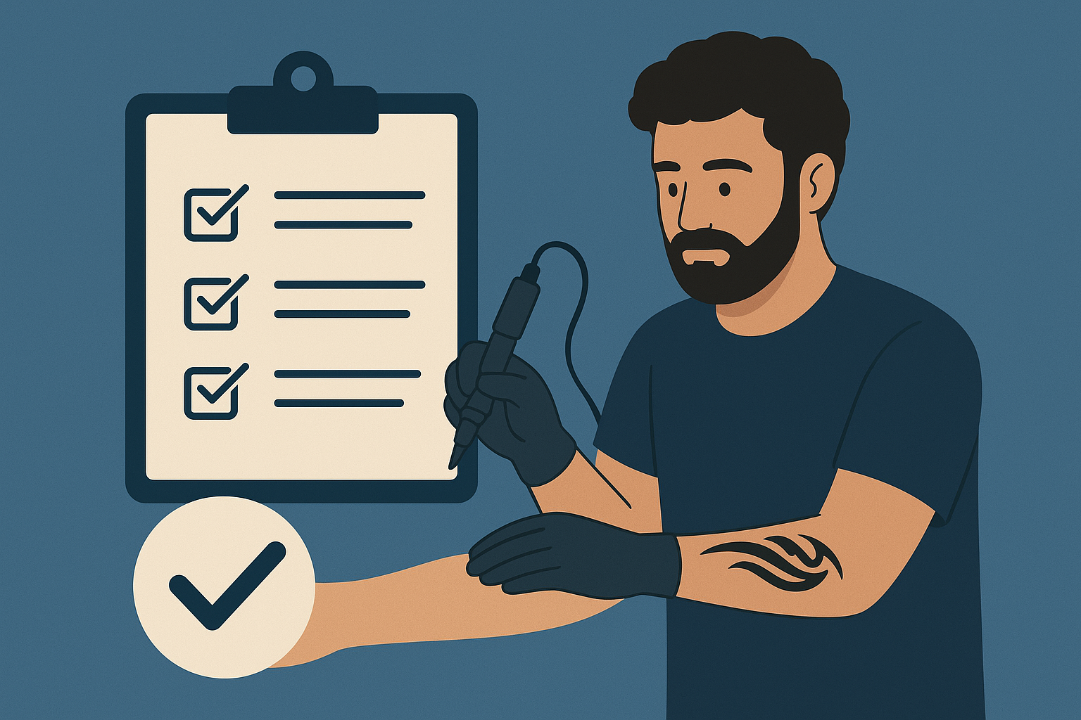 آگاهی‌نامه و فرم رضایت پیش از اجرای تتو